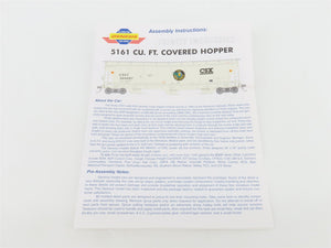 HO Scale Athearn Genesis G4255 CGOX Cargill #1 3-Bay Covered Hopper #1036