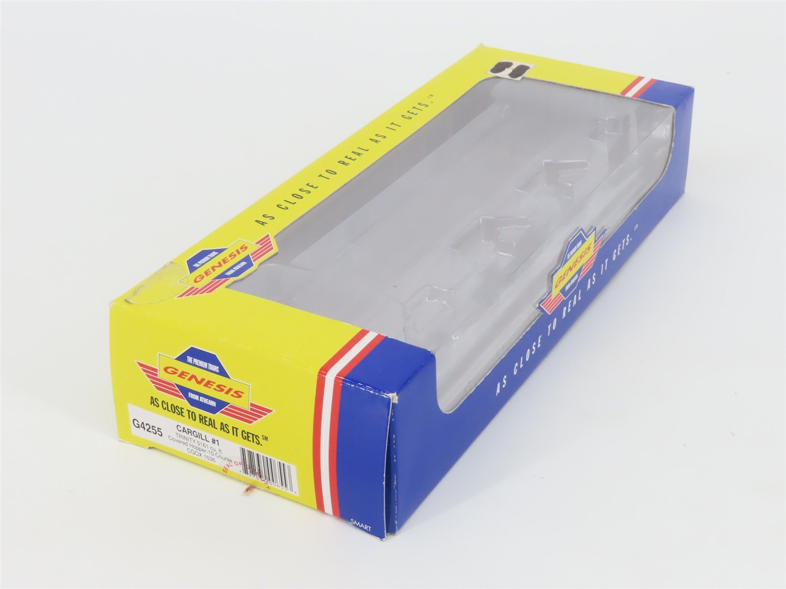 HO Scale Athearn Genesis G4255 CGOX Cargill #1 3-Bay Covered Hopper #1036