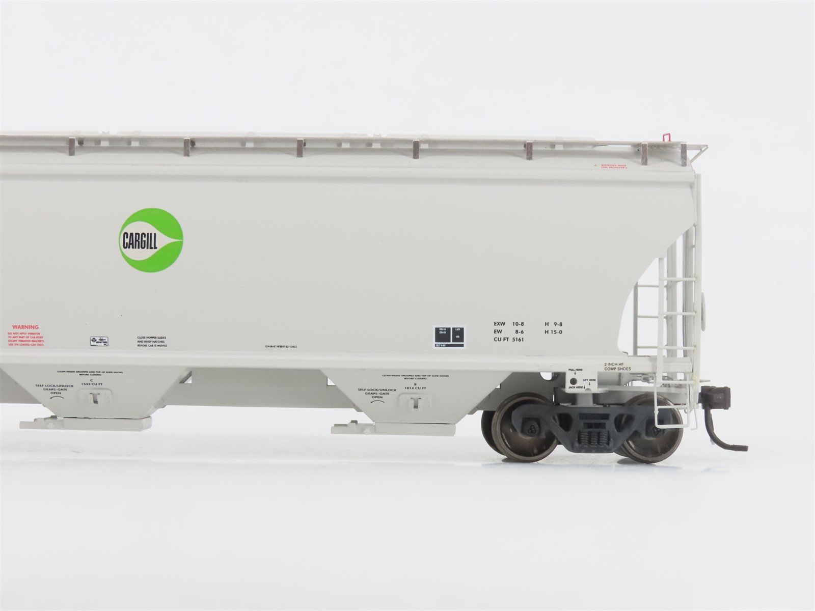 HO Scale Athearn Genesis G4256 CGOX Cargill #2 3-Bay Covered Hopper #1064