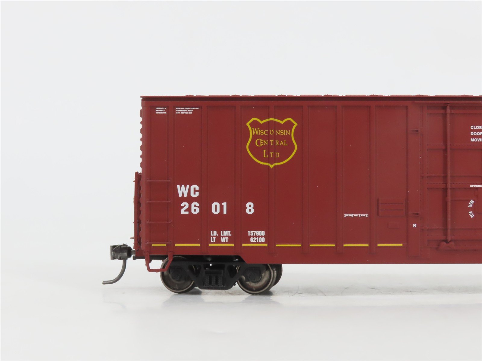 HO Scale Fox Valley Models FVM 30209 WC Wisconsin Central Box Car #26018