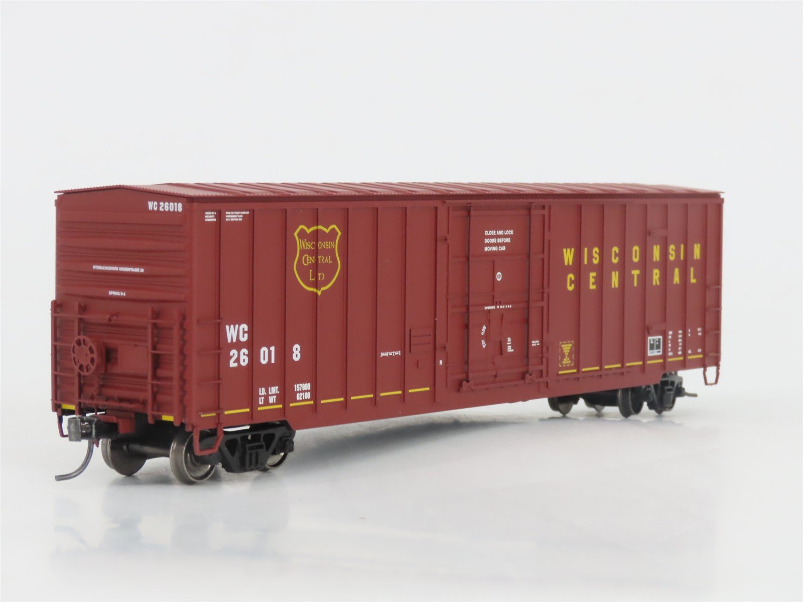 HO Scale Fox Valley Models FVM 30209 WC Wisconsin Central Box Car #26018