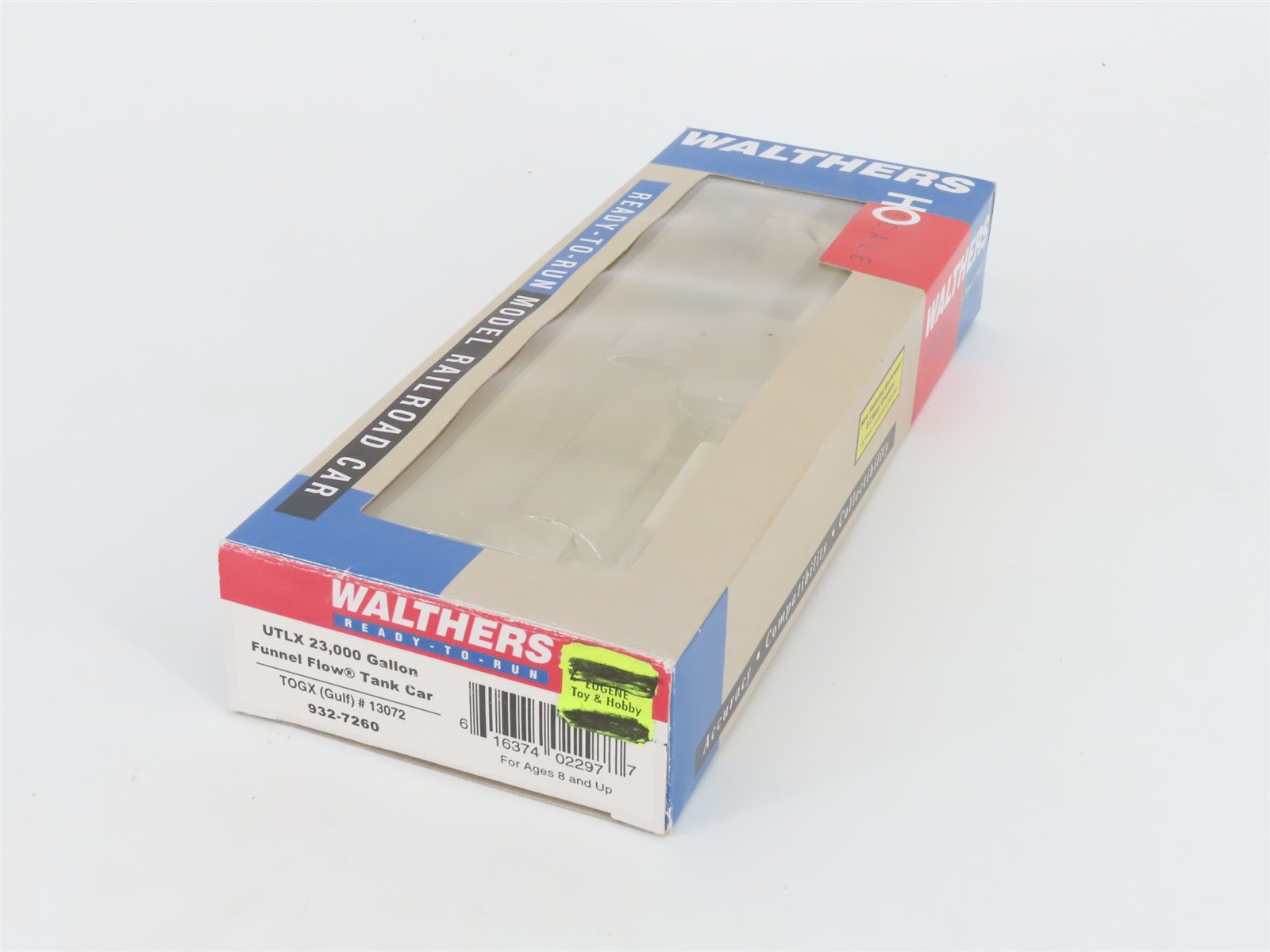 HO Scale Walthers 932-7260 TOGX (Gulf) 23K Gallon Funnel Flow Tank Car #13072