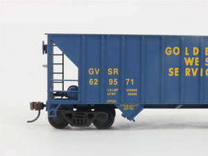 HO Scale Walthers 932-27407 GVSR Golden West Service 2-Bay Open Hopper 2-Pack