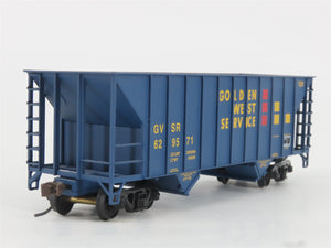 HO Scale Walthers 932-27407 GVSR Golden West Service 2-Bay Open Hopper 2-Pack