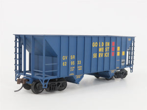 HO Scale Walthers 932-27407 GVSR Golden West Service 2-Bay Open Hopper 2-Pack