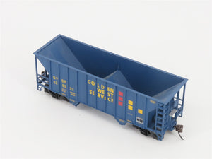HO Scale Walthers 932-27407 GVSR Golden West Service 2-Bay Open Hopper 2-Pack