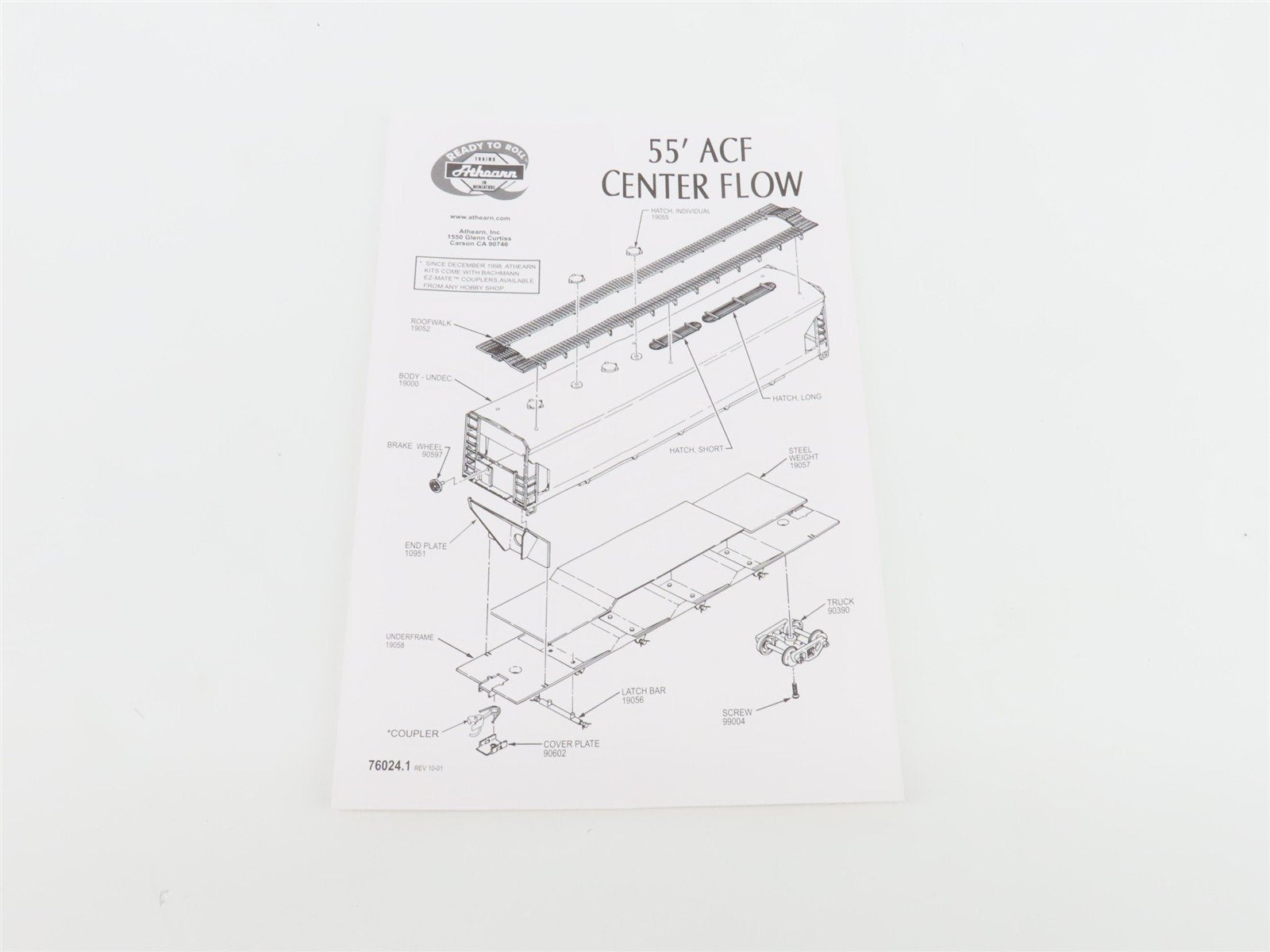 HO Scale Athearn 72266 D&RGW Rio Grande 