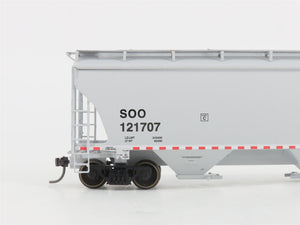 HO LBF Company Gold Series 2112 SOO/CP Canadian Pacific 3-Bay Hopper #121707