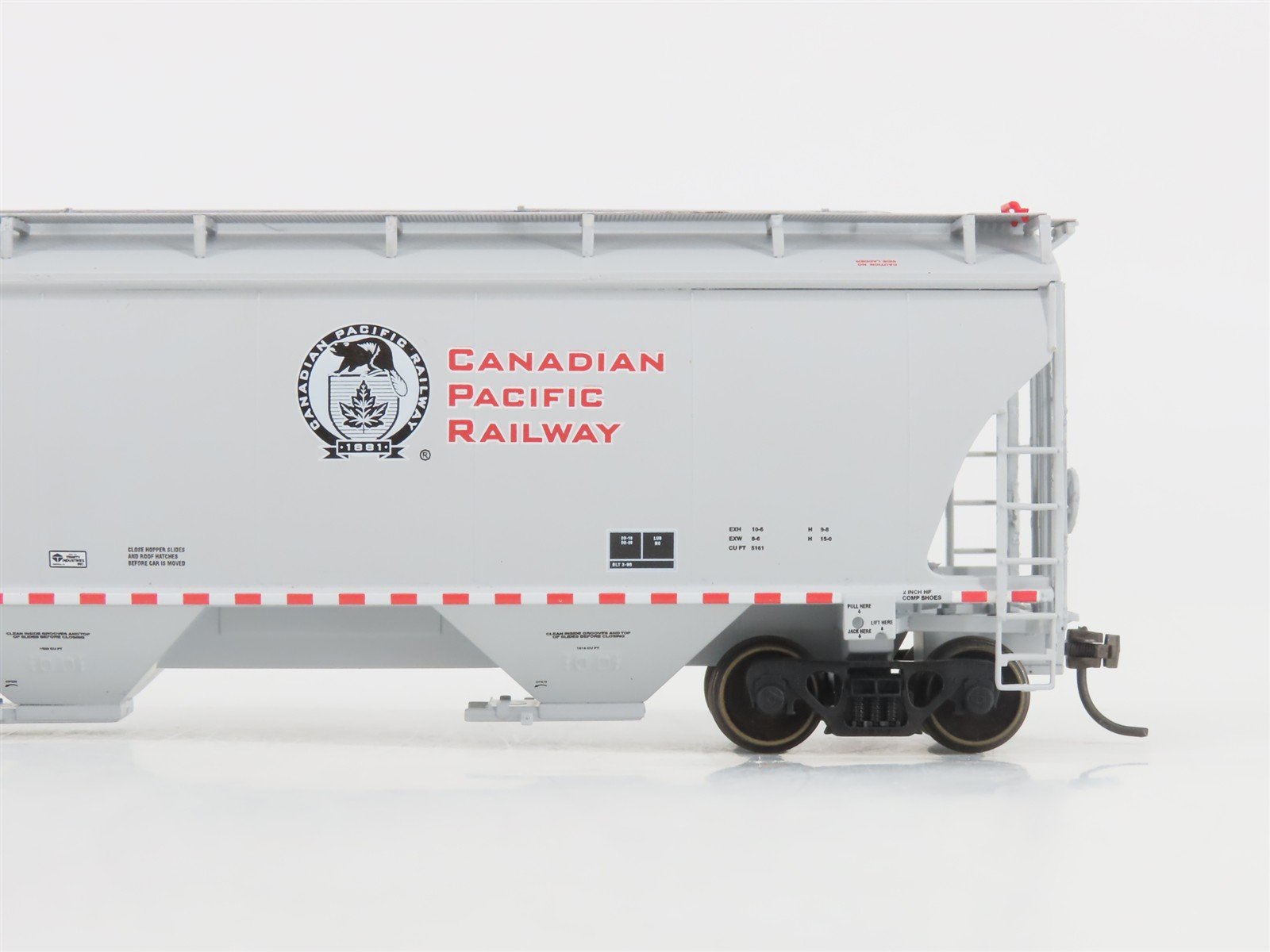 HO LBF Company Gold Series 2112 SOO/CP Canadian Pacific 3-Bay Hopper #121707
