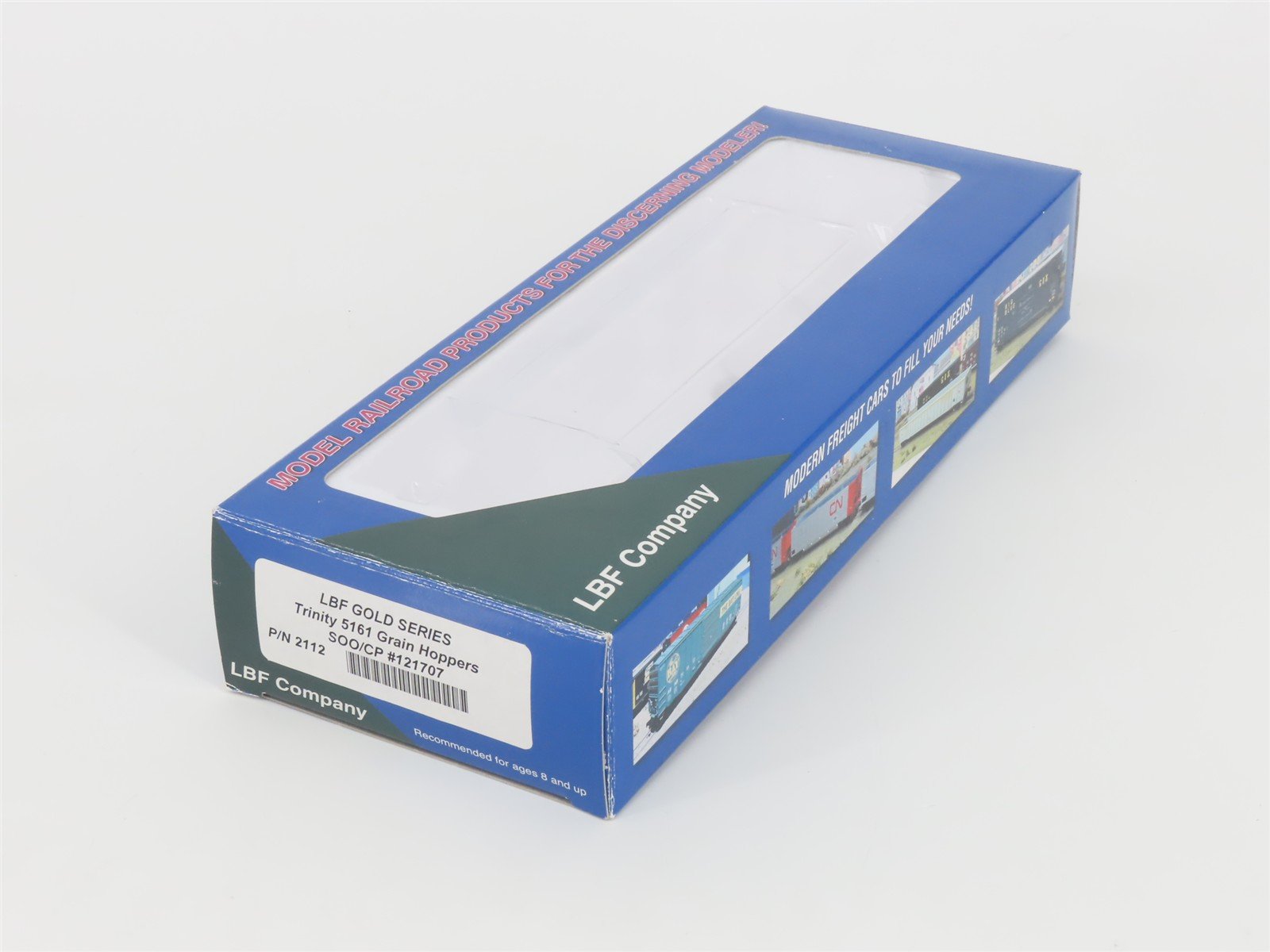 HO LBF Company Gold Series 2112 SOO/CP Canadian Pacific 3-Bay Hopper #121707