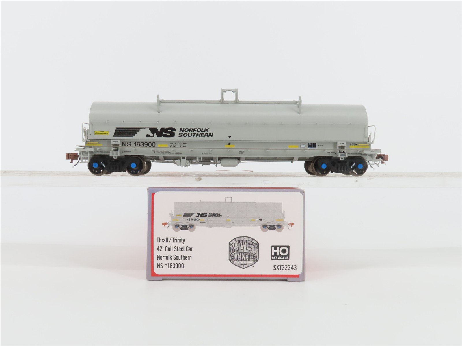 HO Scaletrains.com Rivet Counter SXT32343 NS Norfolk Southern Coil Car #163900