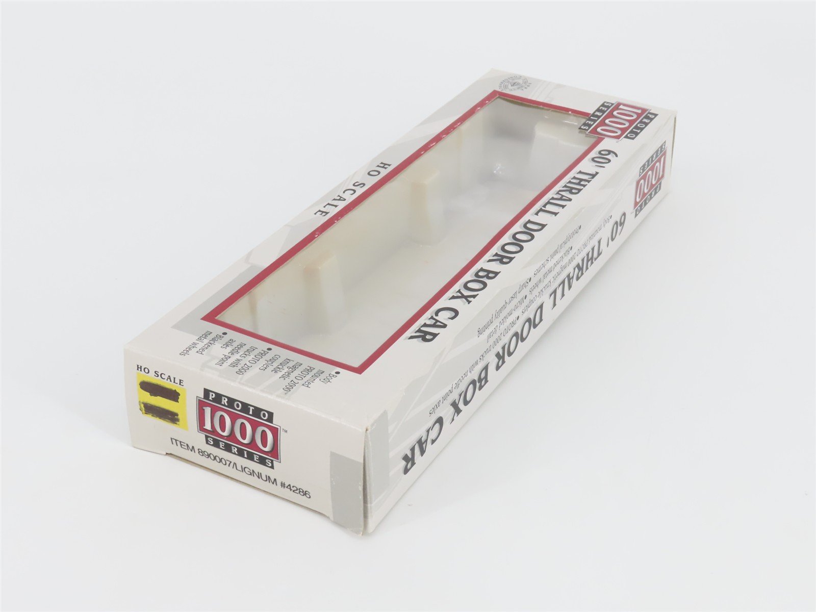 HO Scale Life-Like Proto 1000 Series 890007 LUNX Lignum 60' Box Car #4286