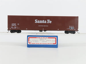 HO Scale E&C Shops 0102 ATSF Santa Fe 62' Smooth Side Woodchip Hopper #165716