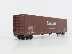 HO Scale E&C Shops 0102 ATSF Santa Fe 62' Smooth Side Woodchip Hopper #165716