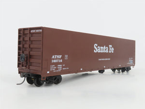 HO Scale E&C Shops 0102 ATSF Santa Fe 62' Smooth Side Woodchip Hopper #165716