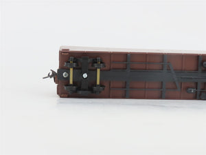 HO Scale E&C Shops 0102 ATSF Santa Fe 62' Smooth Side Woodchip Hopper #165716