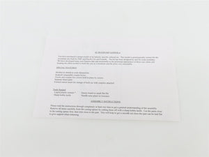 HO Scale E&C Shops 0102 ATSF Santa Fe 62' Smooth Side Woodchip Hopper #165716