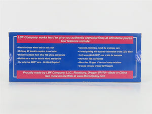 HO Scale LBF Company Gold Series 2102 DM&E 3-Bay Covered Hopper #51005 - SEALED