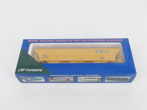 HO Scale LBF Company Gold Series 2102 DM&E 3-Bay Covered Hopper #51001 - SEALED
