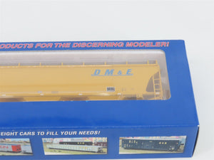 HO Scale LBF Company Gold Series 2102 DM&E 3-Bay Covered Hopper #51001 - SEALED