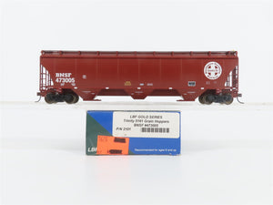 HO Scale LBF Company Gold Series 2101 BNSF Railway 3-Bay Grain Hopper #473005