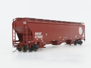 HO Scale LBF Company Gold Series 2101 BNSF Railway 3-Bay Grain Hopper #473005