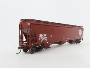 HO Scale LBF Company Gold Series 2101 BNSF Railway 3-Bay Grain Hopper #473005