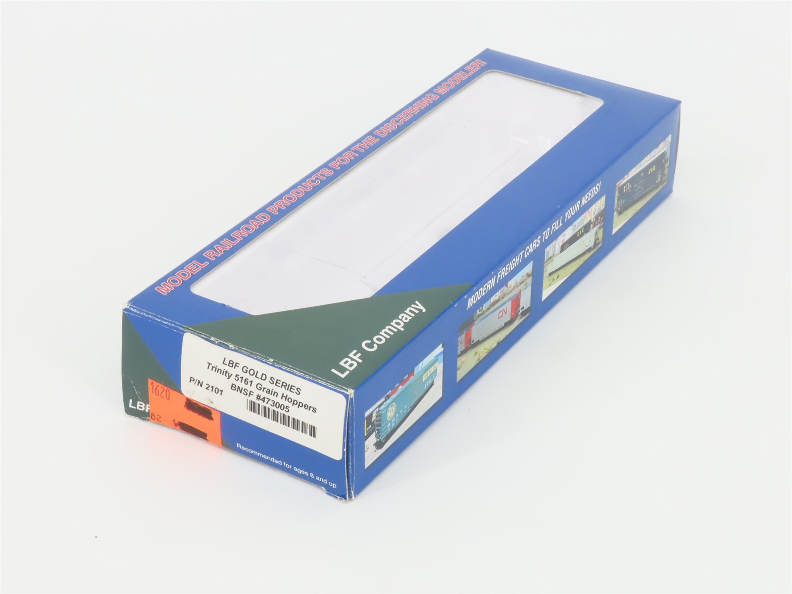 HO Scale LBF Company Gold Series 2101 BNSF Railway 3-Bay Grain Hopper #473005