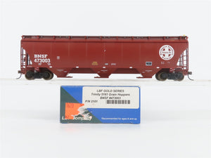 HO Scale LBF Company Gold Series 2101 BNSF Railway 3-Bay Grain Hopper #473003