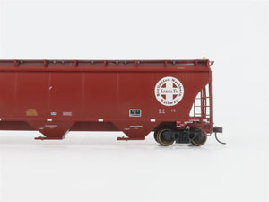 HO Scale LBF Company Gold Series 2101 BNSF Railway 3-Bay Grain Hopper #473003