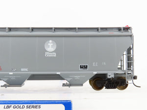 HO Scale LBF Gold 211501 IC Illinois Central 5161 3-Bay Covered Hopper #798073