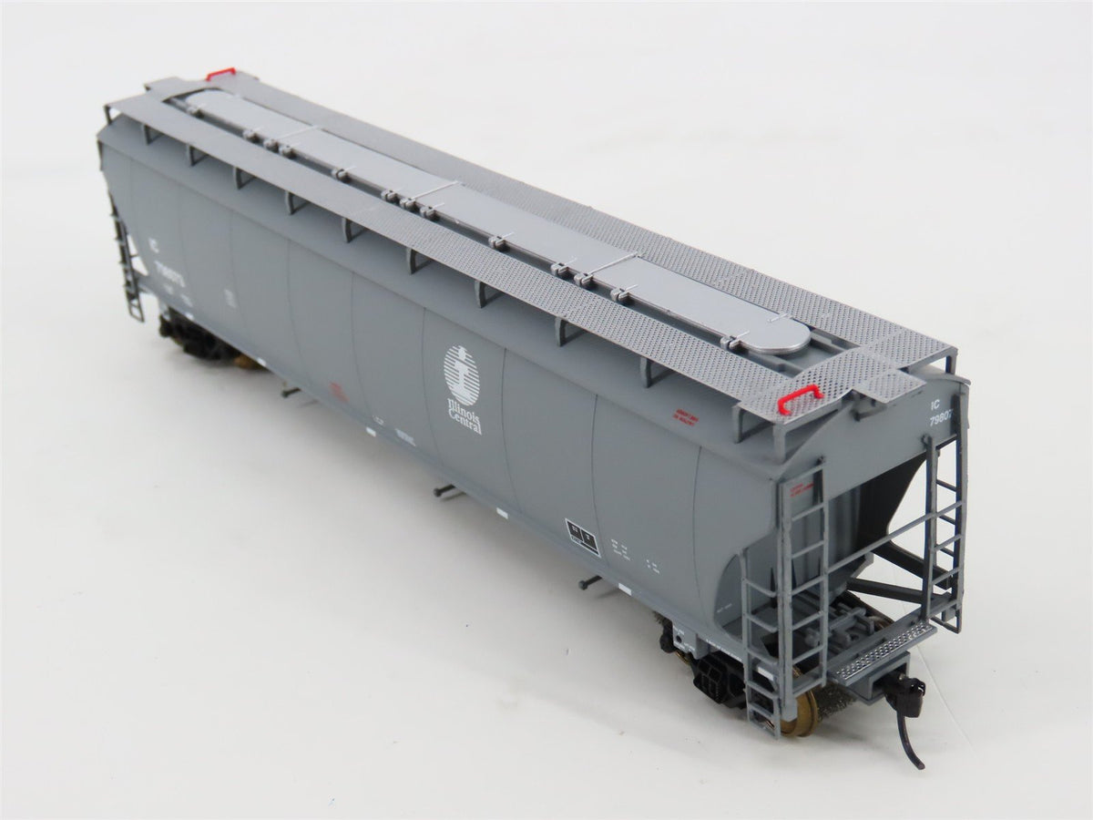 HO Scale LBF Gold 211501 IC Illinois Central 5161 3-Bay Covered Hopper #798073