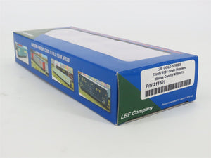 HO Scale LBF Gold 211501 IC Illinois Central 5161 3-Bay Covered Hopper #798073