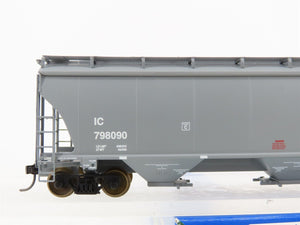 HO Scale LBF Gold 211510 IC Illinois Central 5161 3-Bay Covered Hopper #798090