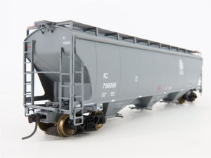 HO Scale LBF Gold 211510 IC Illinois Central 5161 3-Bay Covered Hopper #798090