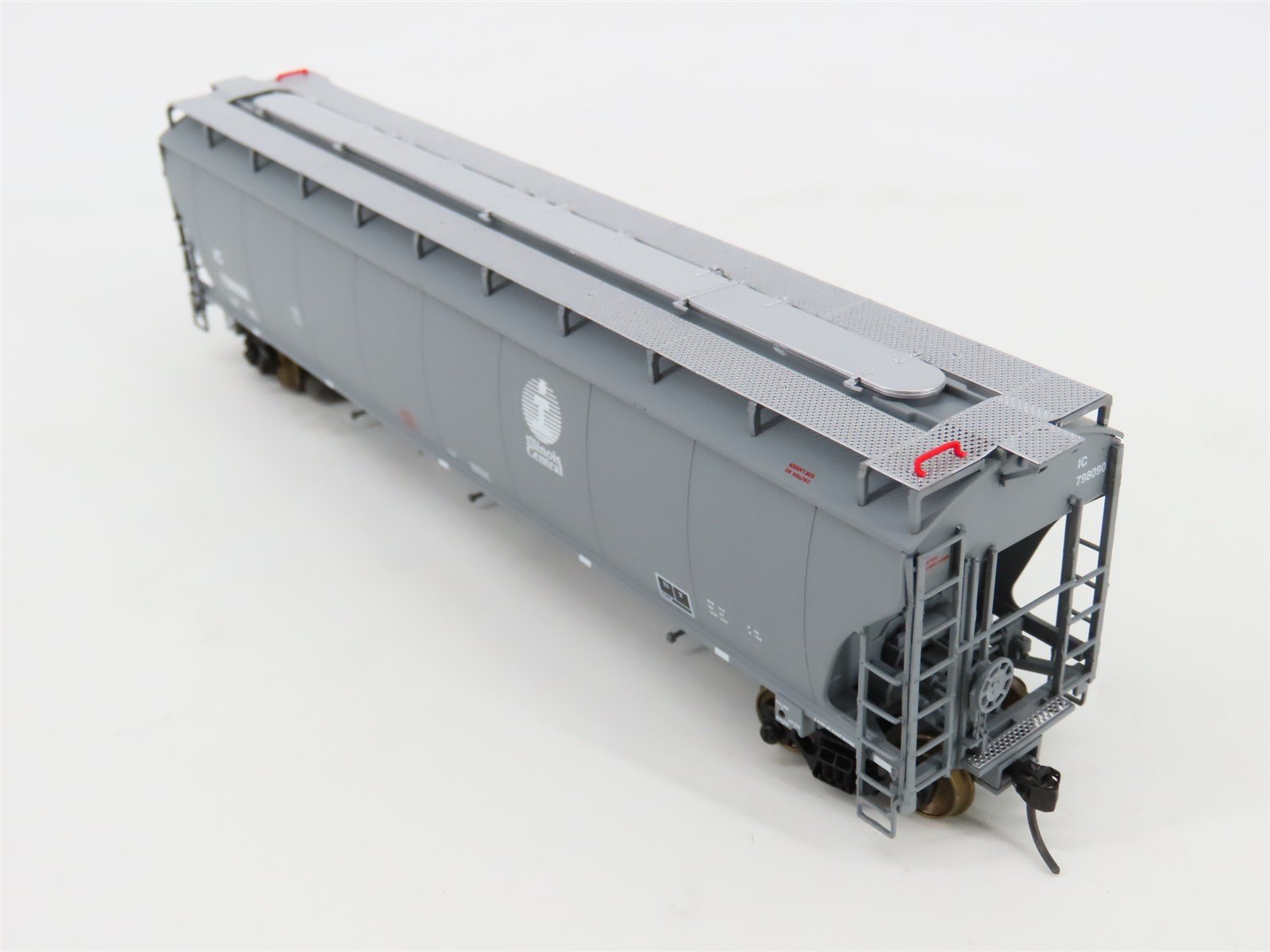 HO Scale LBF Gold 211510 IC Illinois Central 5161 3-Bay Covered Hopper #798090