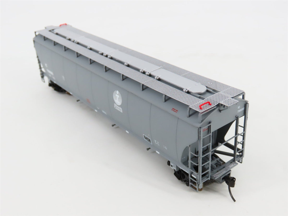 HO Scale LBF Gold 211510 IC Illinois Central 5161 3-Bay Covered Hopper #798090