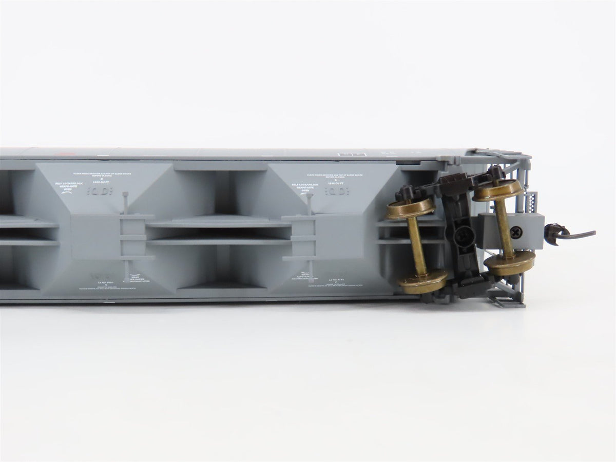 HO Scale LBF Gold 211510 IC Illinois Central 5161 3-Bay Covered Hopper #798090