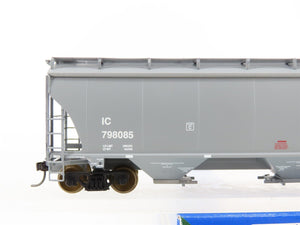 HO Scale LBF Gold 211507 IC Illinois Central 5161 3-Bay Covered Hopper #798085