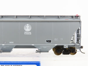 HO Scale LBF Gold 211507 IC Illinois Central 5161 3-Bay Covered Hopper #798085
