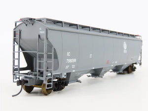 HO Scale LBF Gold 211512 IC Illinois Central 5161 3-Bay Covered Hopper #798099