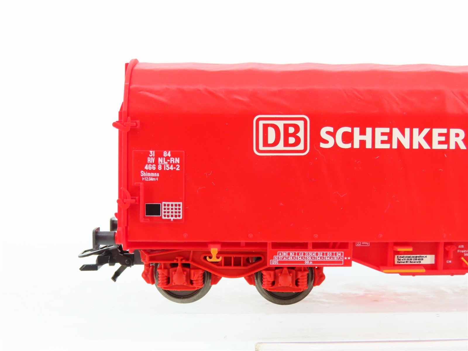 HO Scale Marklin 47202-03 DB Schenker Epoche IV Canvas Top Boxcar #4668154-2