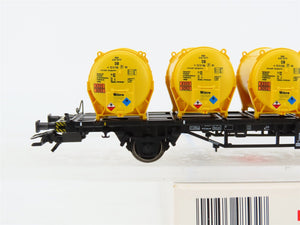 HO Scale Marklin 48531 DB Deutsche Bahn Container Carrier #4404372-5 w/Loads