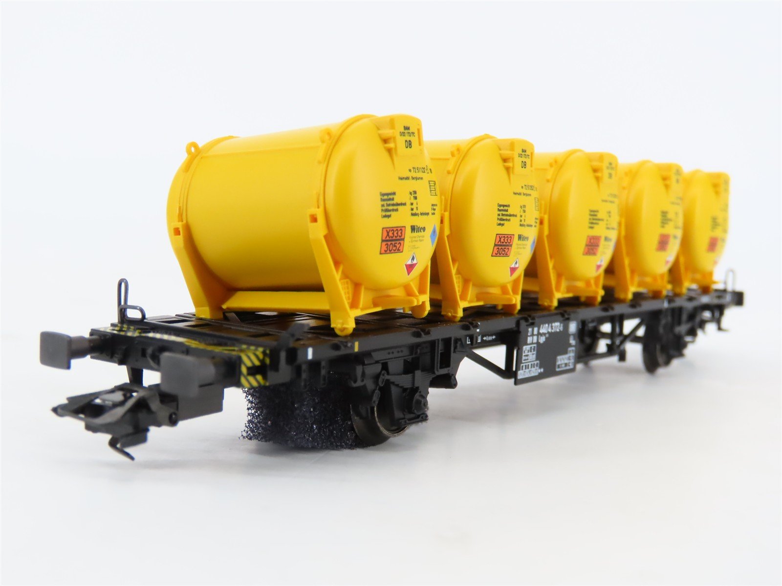 HO Scale Marklin 48531 DB Deutsche Bahn Container Carrier #4404372-5 w/Loads