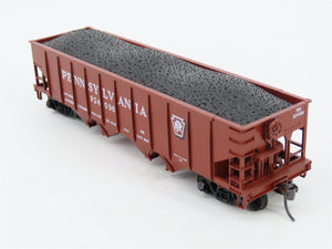 HO Scale Bowser 54052 PRR Pennsylvania 4-Bay Hopper Car #924096 w/Coal Load