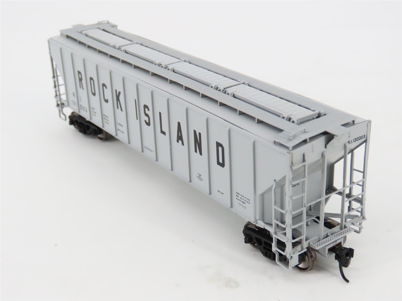 HO Scale Proto 2000 30135 RI Rock Island PS2-CD 3-Bay Covered Hopper #130003