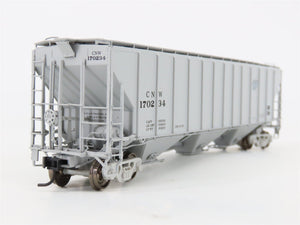 HO Scale Proto 2000 30100 CNW Railway PS2-CD 3-Bay Covered Hopper #170234