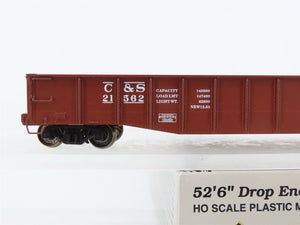 HO Scale Proto 2000 8453 C&S Burlington 52' Drop End Mill Gondola #21562