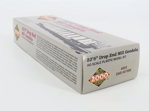 HO Scale Proto 2000 8453 C&S Burlington 52' Drop End Mill Gondola #21562