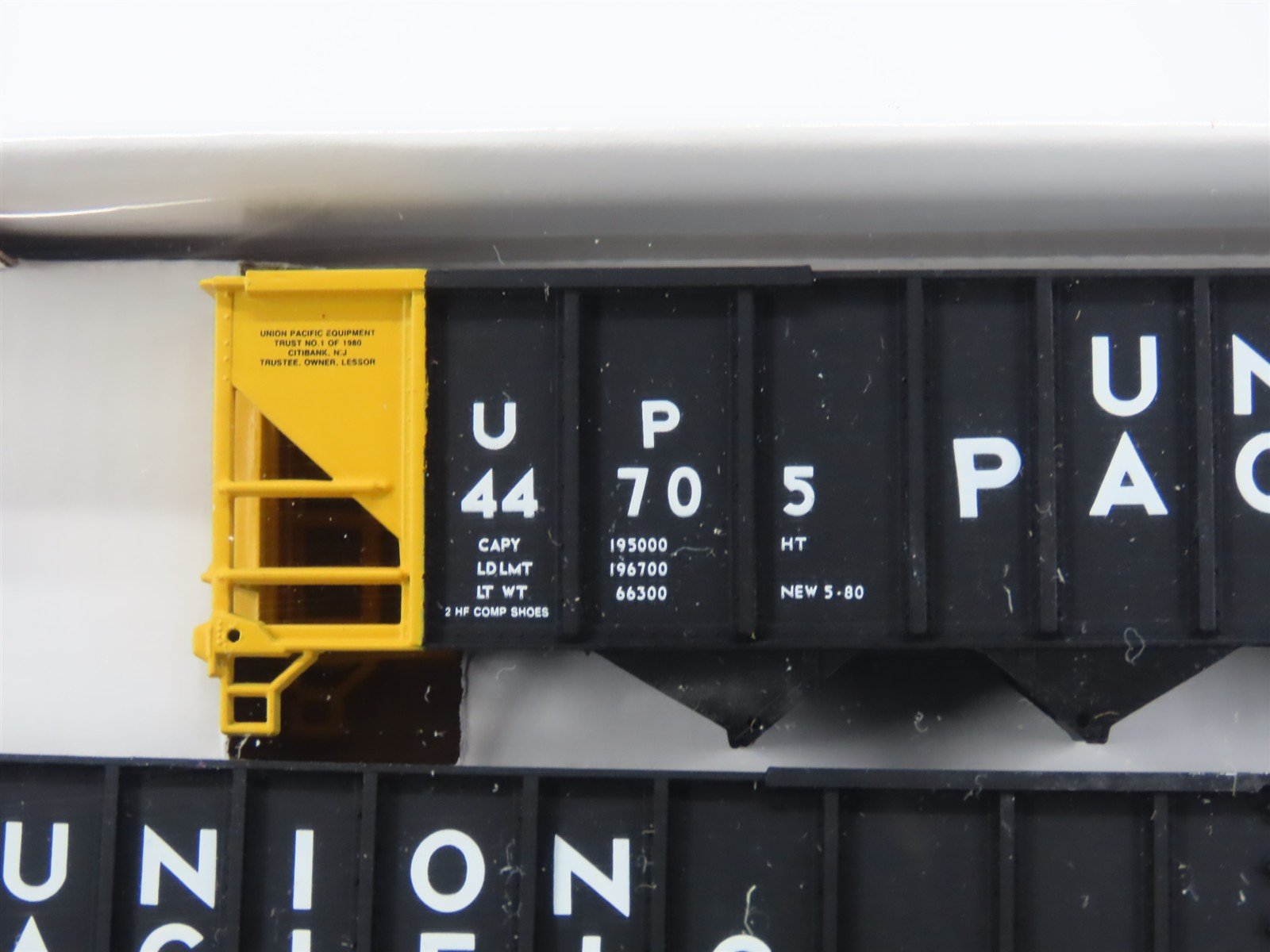 HO Scale Walthers 932-4932 UP Union Pacific 100-Ton 4-Bay Hopper Kits 6-Pack #3